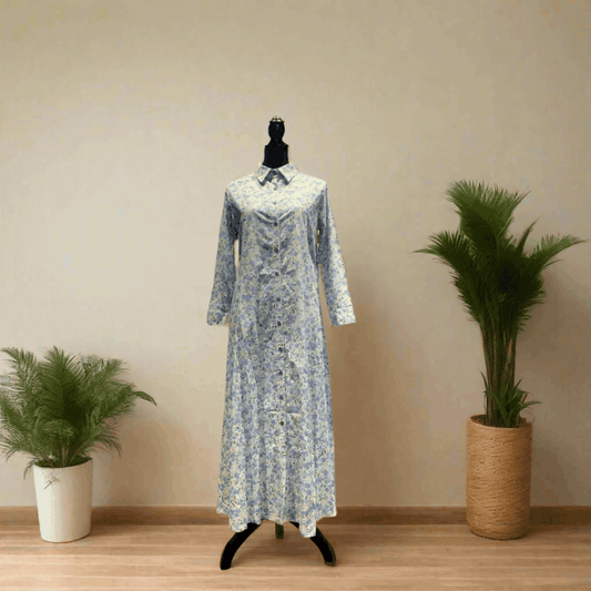 Emerald Raiment Maxi Dress Bluebell Bloom Maxi - bf-discount-20 fall long dress maxi spring Summer '24 PK Collection winter