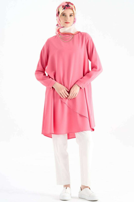 Emerald Raiment Tunic Flounce Charm Tunic - bf-discount-20 FW '24 spring summer tunic turkish